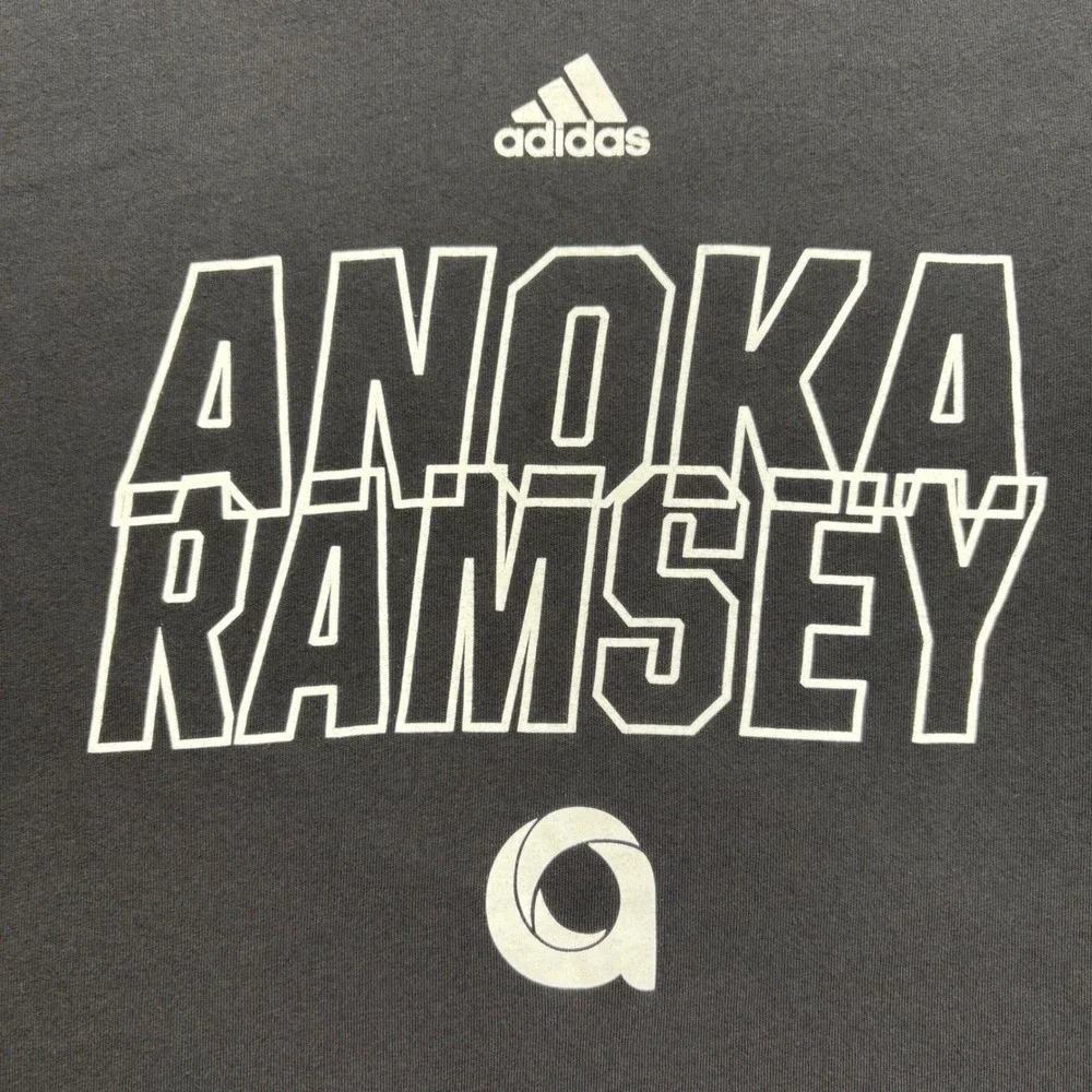 Adidas Long Sleeve‎ Tee Men XL Black Good Anoka Ramsey Graphic Shirt